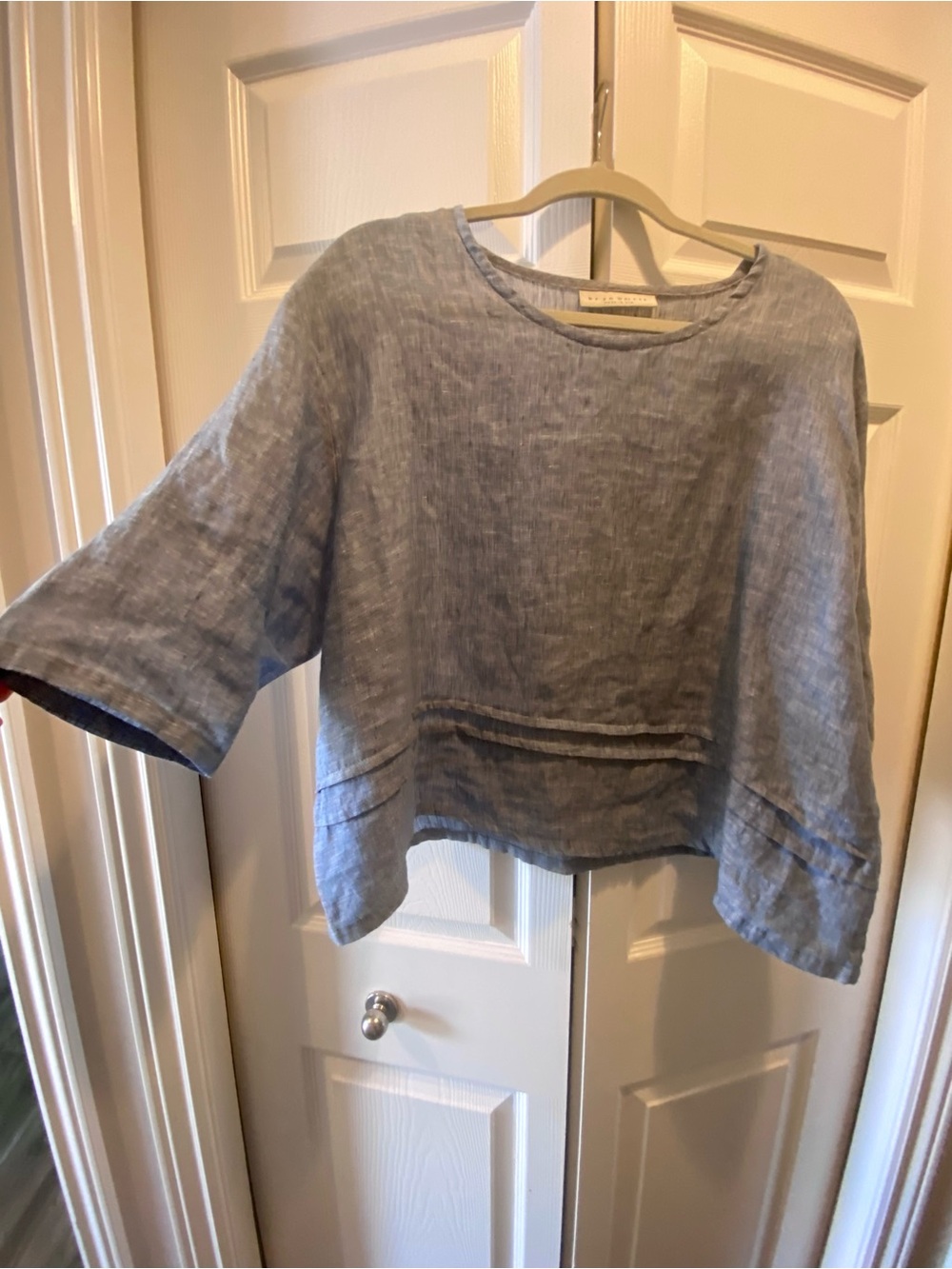 NWOT Bryn Walker Linen Boxy Top - Casual Women's Shirt